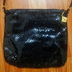 Vintage  black Whiting & Davis Evening Bag